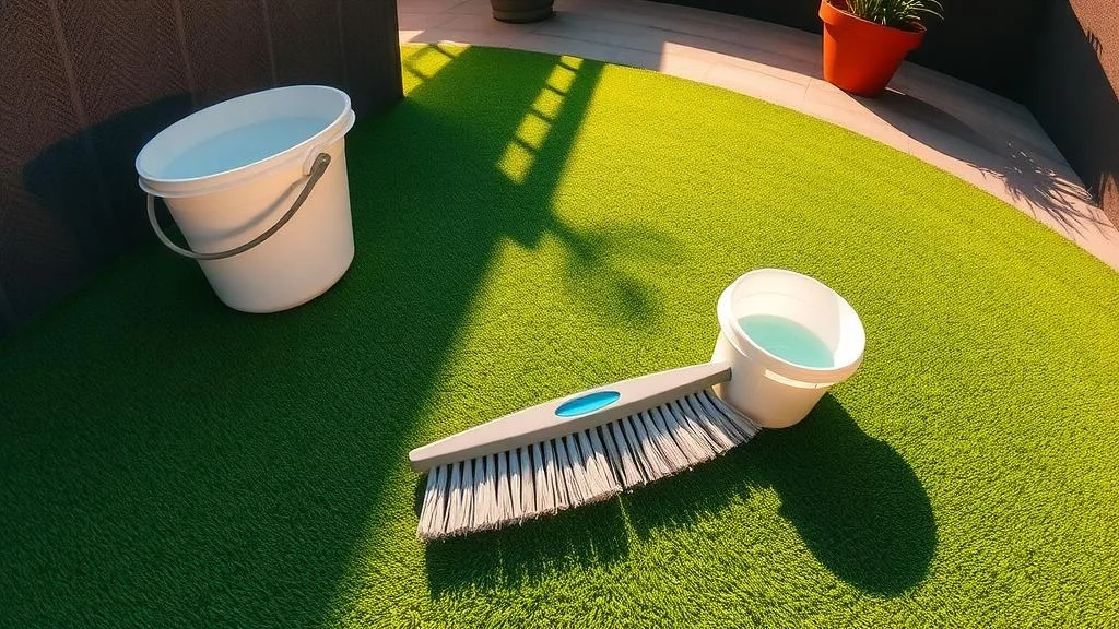 Guia practica sobre como limpiar césped artificial terraza con metodos efectivos para el hogar